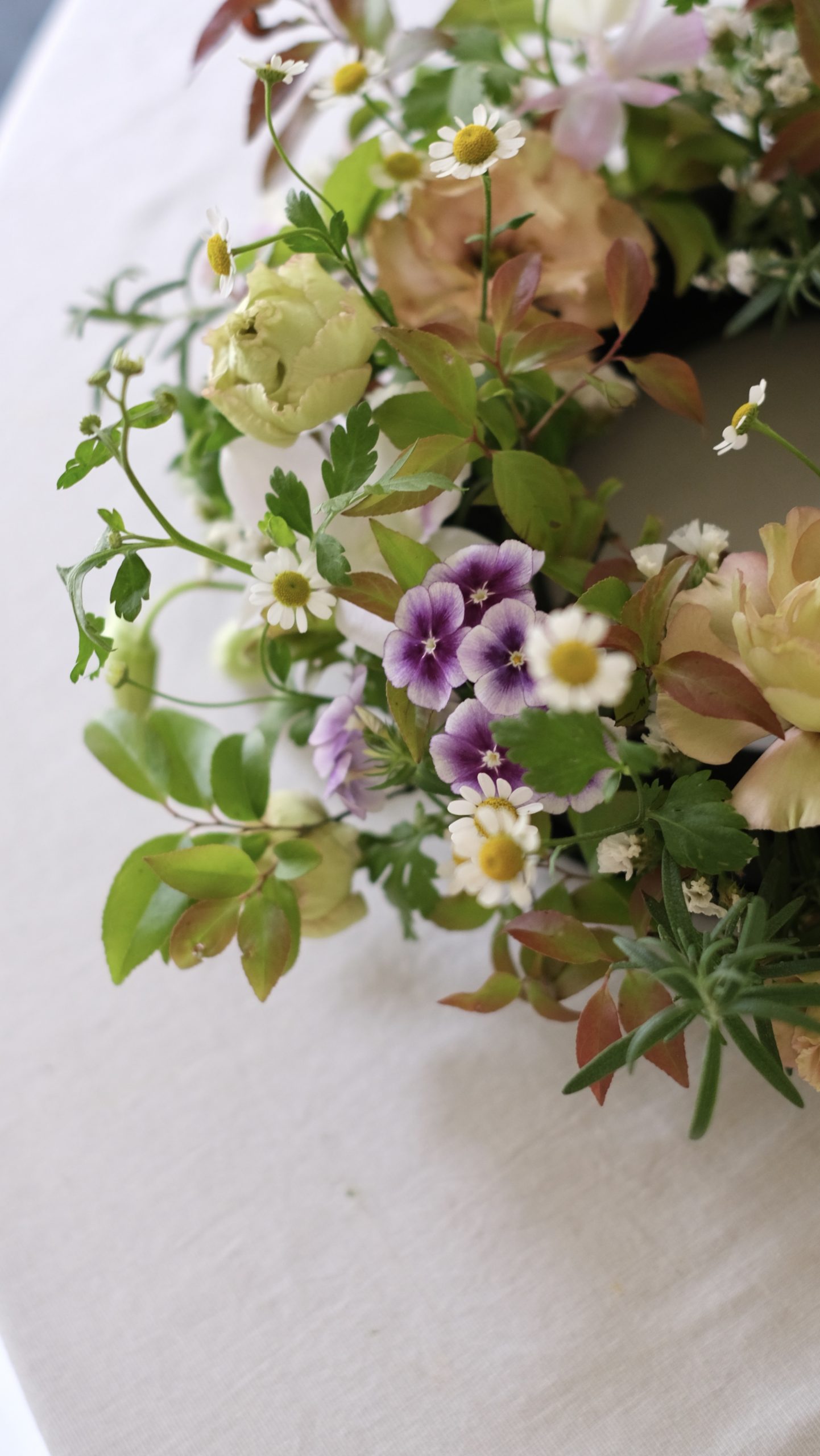 季節花材包